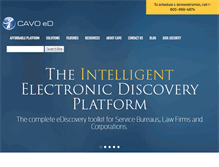 Tablet Screenshot of cavolegal.com